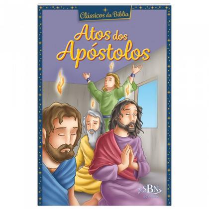 Imagem de Combo 2 Livros Clássicos da Bíblia: Atos dos Apóstolos  Infantil  SBN Crianças Infantil Evangélico Filhos Meninos Bebê Cristão Família Gospel Igreja