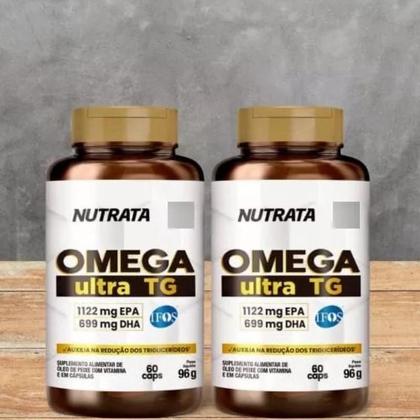 Imagem de Combo 2 Omega 3 Ultra Tg Selo Ifos Epa 1122 Dha 699 Nutrata