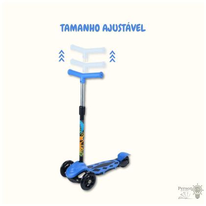 Imagem de Combo 2 Patinetes Infantil 3 Rodas Altura Ajustável com Freio Menino