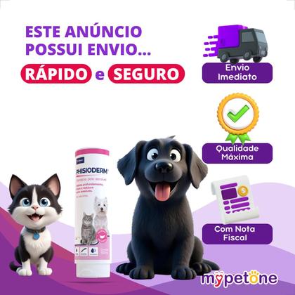 Imagem de Combo 2 Phisioderm Shampoo Pele Sensível Virbac - 500mL