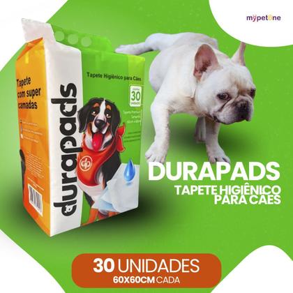 Imagem de Combo 2 Tapete Higiênico Durapads 60x60cm - 30 Unidades