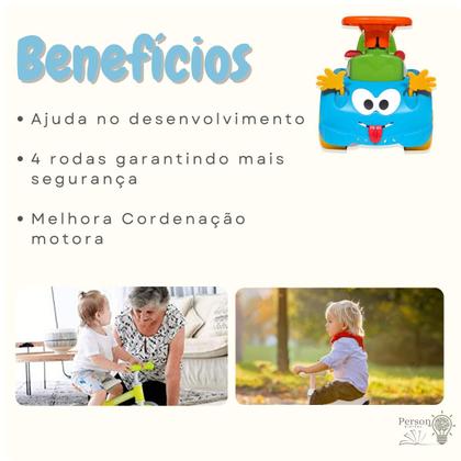 Imagem de Combo 2 Totokinhas Motoca Triciclo Infantil Peças Geométricas Buzina Didático