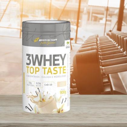 Imagem de Combo 2 Whey Protein 3w Top Taste, 900 g ( Proteína Concentrada, Isolada e Hidrolisada)Body Action
