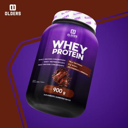 Imagem de Combo 2 Whey Protein 900g  Chocolate Suiço e Banana Caramelizada  18g de Proteínas + 25 Vitaminas e Minerais