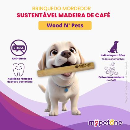 Imagem de Combo 2 Wood n Pets Amicus Brinquedo Sustentável para Cães - G