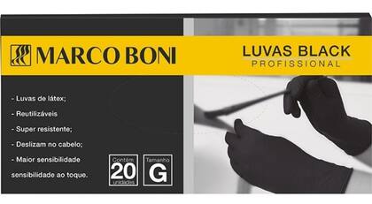 Imagem de Combo 3 caixas luvas profissionais black g marco boni