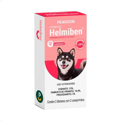Imagem de Combo 3 Helmiben Vermífugo Pearson para Cães 10Kg - 4 Comprimidos