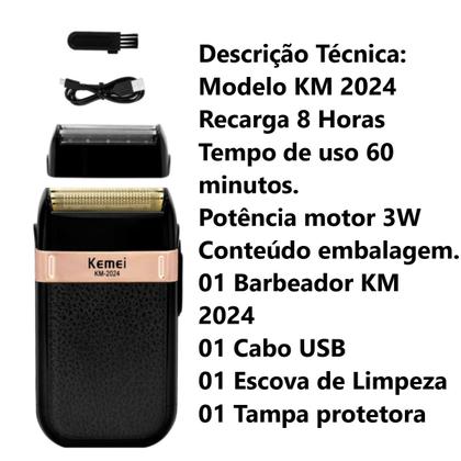 Imagem de Combo 3 Maquinas De Corte Profissionais Kemei  Barbearia