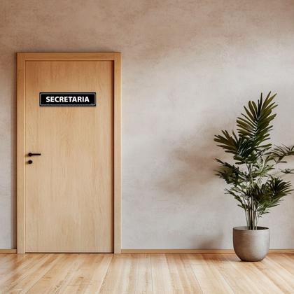 Imagem de Combo 3 Placas De Sinalização Secretaria 30x7 Ecom IA - A-416 F9e