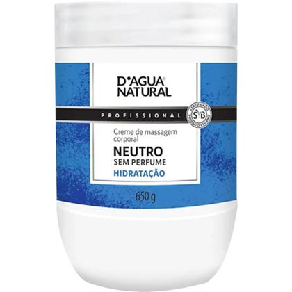 Imagem de Combo 3un creme massagem corporal neutro 650g dagua natural