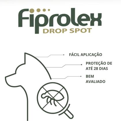Imagem de Combo 3un Fiprolex Antipulgas Carrapatos Ceva Cães até 10Kg