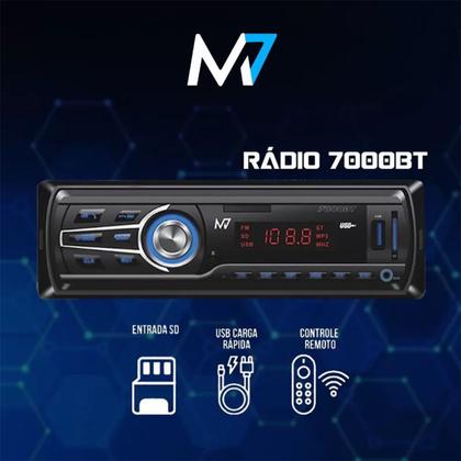 Imagem de Combo 4 Alto Falantes 6 Pol 55w+ Rádio Mp3 Bluetooth +antena