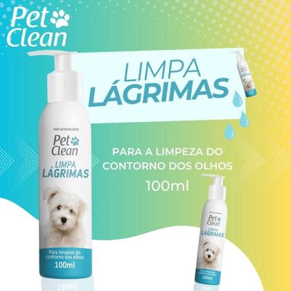Imagem de Combo 4 Limpa Lagrimas Pet Clean - 100ml