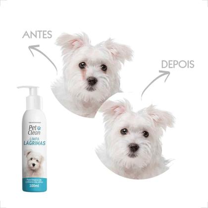 Imagem de Combo 4 Limpa Lagrimas Pet Clean - 100ml