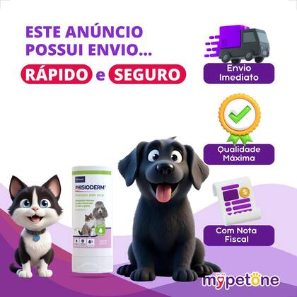 Imagem de Combo 4 Phisioderm Shampoo Pele Seca Virbac - 250mL