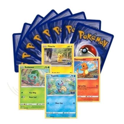 Imagem de Combo 50 Cartas Pokémon + 2 Foil Brilhantes