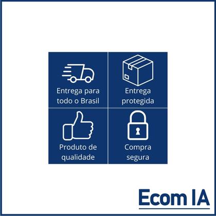 Imagem de Combo 6 Placas De Sinalização Atenção Pare Fiscalização 30x20 Ecom IA - SA86 F9e