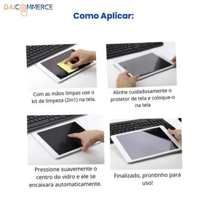 Imagem de Combo Acessórios para Samsung Tab A9 8.7: Capa Dupla, Película, Caneta Touch, Suporte - Completo e Seguro