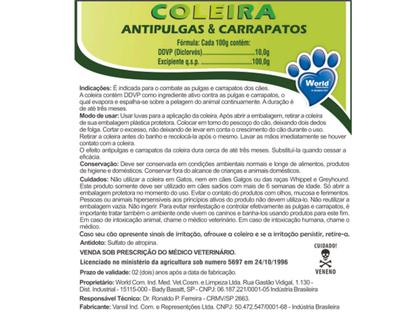 Imagem de Combo Anti Pulgas E Carrapatos Shampoo Coleira Sabonete P/cães World Dug's