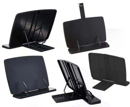 Imagem de Combo - Apoio p/ Leitura e Tablet / Mousepad e Apoio De Pulso P/ Teclado(keypad) Preto Liso