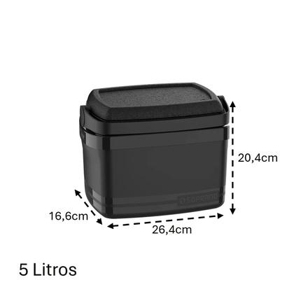 Imagem de Combo Caixa Térmica 32 - 12 - 5 Litros Cooler Alimentos Bebidas - Soprano