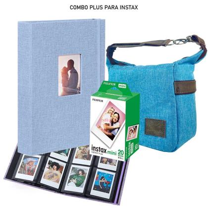 Imagem de Combo Camera Instax Mini Revela Foto + 20 Fotos + Bolsa + Álbum