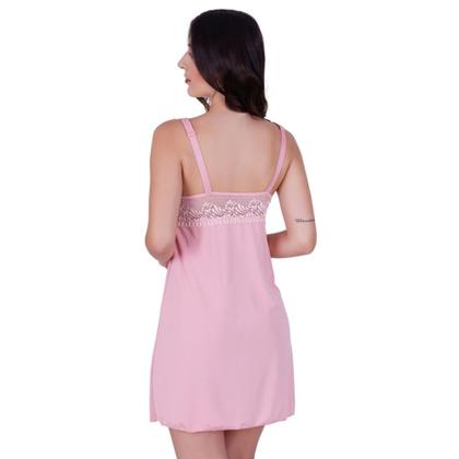 Imagem de Combo Camisola Amamentação Renda + Rosquinha para Seios + Calcinha Thamires - c17 COMBO CAM. AMAM