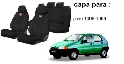 Imagem de Combo Capas Tecido Palio '96-'99 + Volante + Chaveiro - Kit