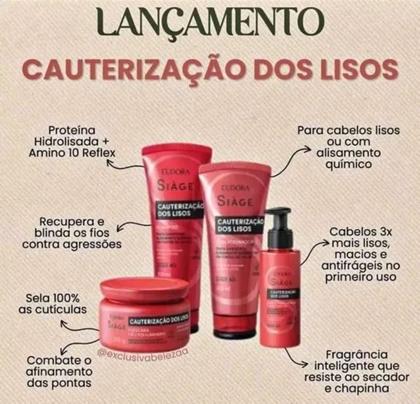 Imagem de Combo Cauterização dos Lisos (4 itens)