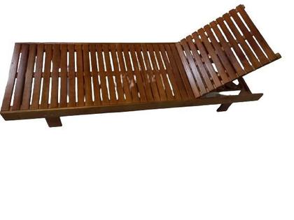 Imagem de Combo com 2 Espreguiçadeiras Ajustáveis de Madeira com Mesinha de Apoio