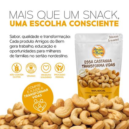 Imagem de Combo Com 3 Castanhas De Caju Torrada E Salgada 50g