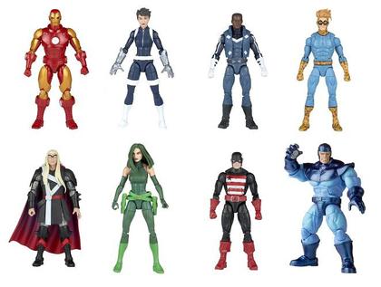 Combo Completo Figuras Articuladas Marvel Legends Series Build A