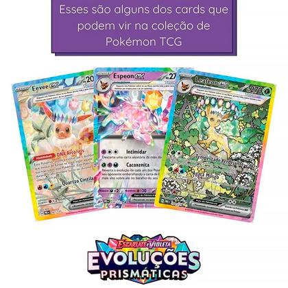 Imagem de Combo de Booster Pokémon Escarlate e Violeta Evoluções Prismáticas EV 8.5 108 Cartas 35595 10046 - Copag