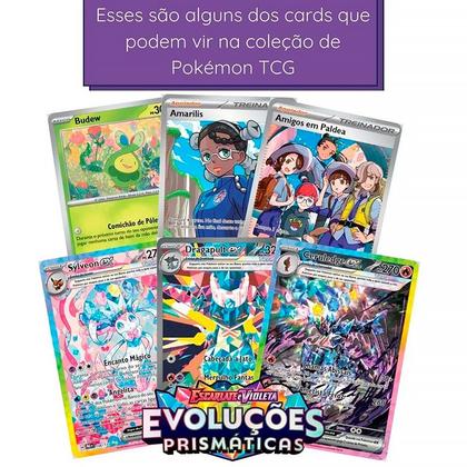 Imagem de Combo de Booster Pokémon Escarlate e Violeta Evoluções Prismáticas EV 8.5 108 Cartas 35595 10046 - Copag