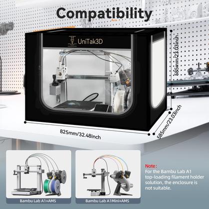 Imagem de Combo de impressora 3D Unitak3d para Bambu Lab A1 Combo