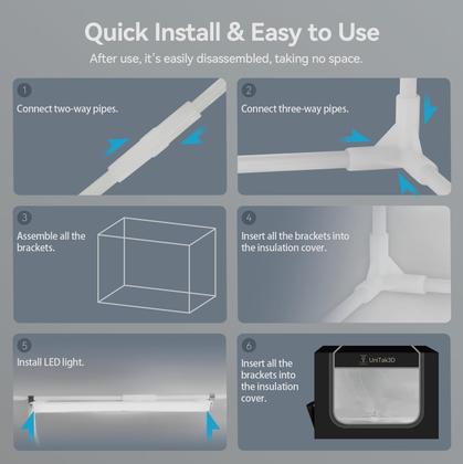 Imagem de Combo de impressora 3D Unitak3d para Bambu Lab A1 Combo