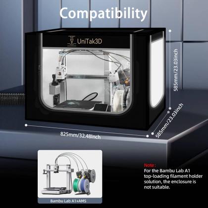 Imagem de Combo de impressora 3D Unitak3d para Bambu Lab A1 Combo