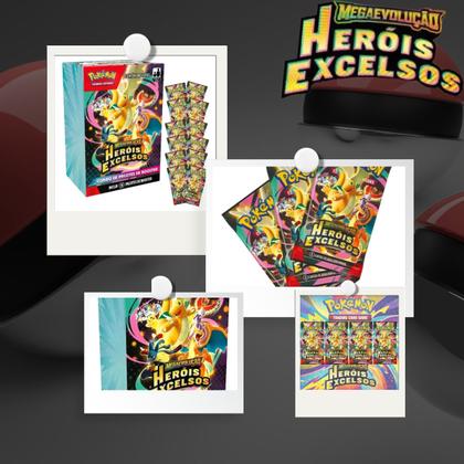 Combo De Pacotes Booster Heróis Excelsos 36655 - Copag - Deck de