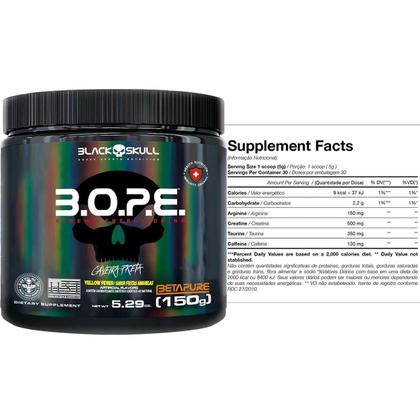 Imagem de Combo de Suplementos Whey Protein Turbo 907g + Pré Treino B.O.P.E. + Creatina Turbo - Black Skull