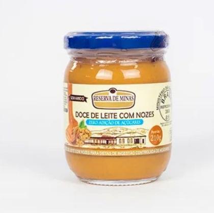 Imagem de COMBO DOCE DE LEITE COM NOZES ZERO ADIÇÃO DE AÇÚCAR Cocada Cremosa Diet Reserva de Minas  210g