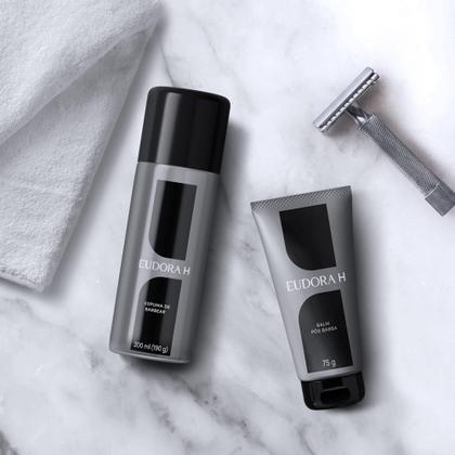 Imagem de Combo Eudora H: Espuma de Barbear 200ml + Balm Pós-Barba 75g
