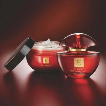 Imagem de Combo Eudora Rouge: Eau de Parfum 75ml + Creme Hidratante Desodorante Corporal 250g