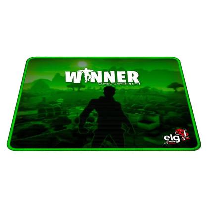 Imagem de Combo Gamer ELG 4 Em 1 Winner Teclado + Mouse + Headset + Mouse Pad