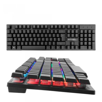 Imagem de Combo Gamer Teclado Led+ Mouse Led+ Mouse Pad Bright