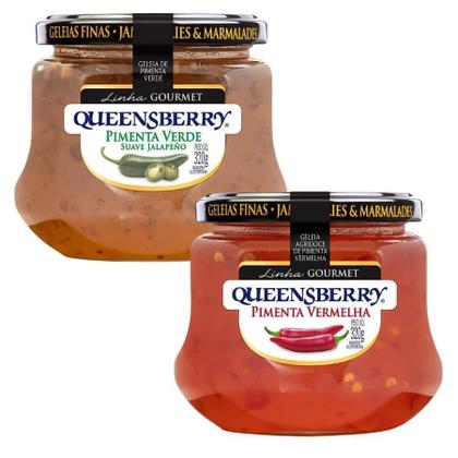 Imagem de Combo Geléias Queensberry Pimenta Vermelha + Verde 320G