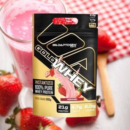 Imagem de COMBO GOLD WHEY 900g + CREATINA 300g 100% pura - ADAPTOGEN