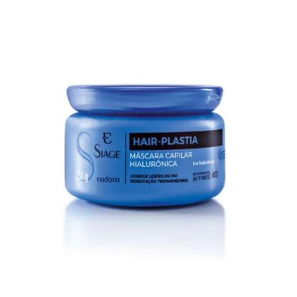 Imagem de Combo Hair Plastia Pro Aging Siage Eudora Shampoo Condicionador Máscara Capilar Finalizador