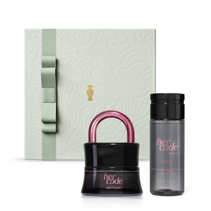 Imagem de Combo Her Code Touch: Eau De Parfum 50ml + Óleo de Massagem Corporal 150ml