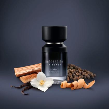 Imagem de Combo Impression In Black: Eau de Parfum 100ml + Loção Hidratante Corporal 200ml