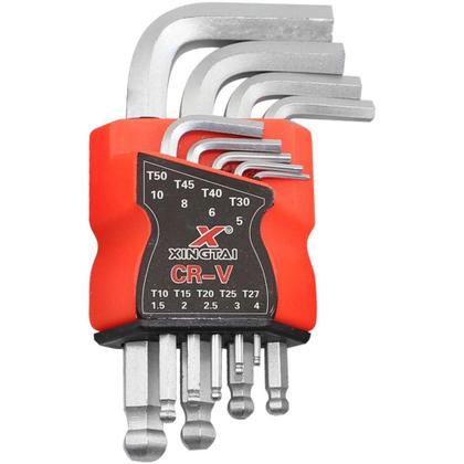 Imagem de Combo Jogo De 36 Chaves Allen Hexagonal E Torx 1,5 A 10mm